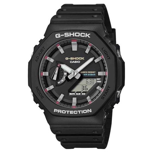 LX INDIA Analog Watch Casio G-Shock GA-2100RL-1ADR Analog-Digital Black Dial Men