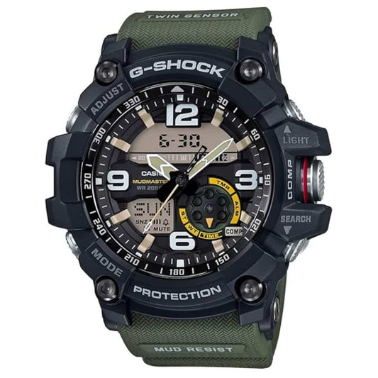 LX INDIA Digital Watches Casio G-Shock GG-1000-1A3DR Black Analog-Digital Dial Green Resin Strap Men's Watch