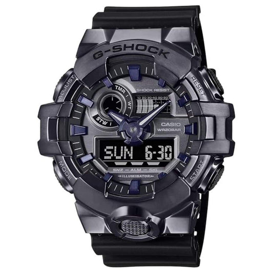 LX INDIA Analog-Digital Casio G-Shock GM-700P-6ADR Analog-Digital Black Dial Men