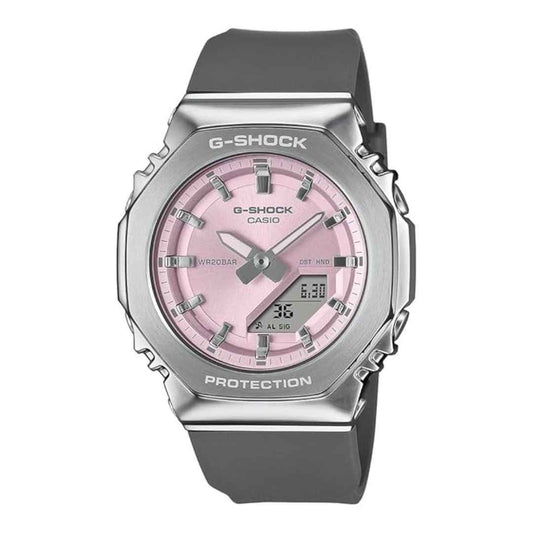 LX INDIA Analog Watch Casio G-Shock GM-S2110-4ADR Analog-Digital Pink Dial Women