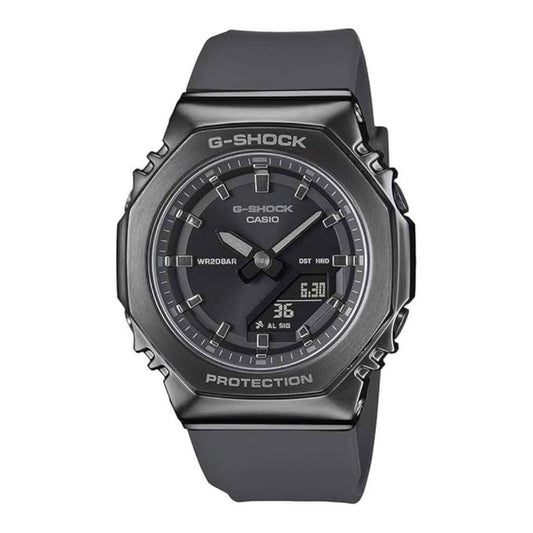 LX INDIA Analog Watch Casio G-Shock GM-S2110B-8ADR Analog-Digital Grey Dial Women