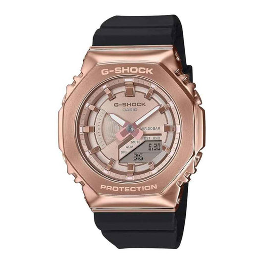 LX INDIA Analog Watch Casio G-Shock GM-S2110PG-1A4DR Analog-Digital Rose Gold Dial Women