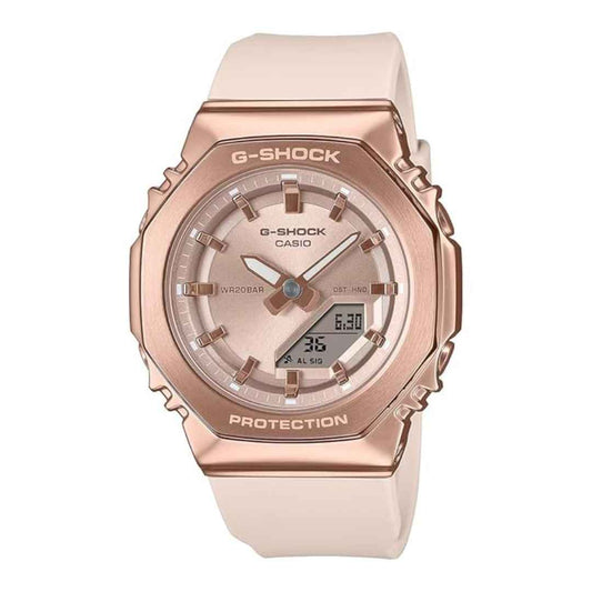LX INDIA Analog Watch Casio G-Shock GM-S2110PG-4ADR Analog-Digital Rose Gold Dial Women