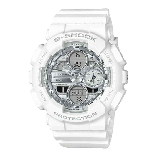 LX INDIA Analog Watch Casio G-Shock GMA-S140VA-7ADR Analog-Digital White Dial Women Watch White Resin Strap