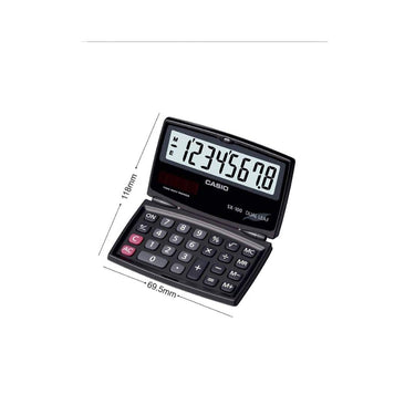 LX INDIA Calculators Casio SX-100-W Portable Calculator with Foldable Design