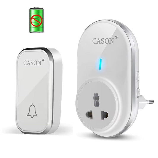 LX INDIA Wireless Door Bell CASON - Self-Powered Battery Free Wireless Door Bell for Home Long Range/Wireless Calling Bell,
