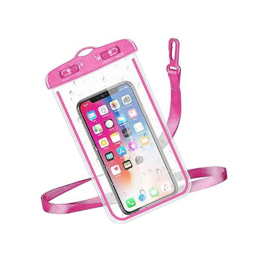 LX INDIA Waterproof Mobile Pouches Pink CEDO Waterproof Mobile Pouch Cover