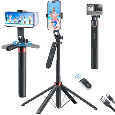 LXINDIA Selfie Sticks Celfiexpt 71 inch Selfie Stick with Tripod Stand