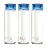 LXINDIA bottle CELLO H2O Glass Fridge Water Bottle(Blue)