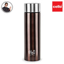 LXINDIA bottle CELLO H2O Stainless Steel Water Bottle Brown