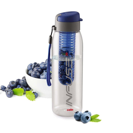 LXINDIA bottle CELLO Infuse Plastic Water Bottle Blue