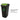 LXINDIA Bin Cello Plastic Swing Lid Garbage Dustbin (BlackGreen)