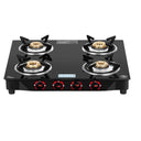 LXINDIA Gas Cooktop Cello Regal Premium Brass Gas Open Cooktop (4 Burner)