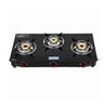 LXINDIA Gas Cooktop Cello Regal Premium Open Brass 3 Burner Gas Cooktop