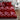 LX INDIA Bedsheet CG HOMES Bedsheet for Double Bed With 2 Pillow Cover (Red Floral)
