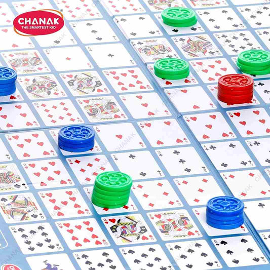 LXINDIA BOARD GAME Chanak Make A Sequent Board Game, Strategy & Logic Challenging Game with Foldable Board
