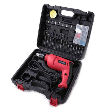 LXINDIA Drill Kit Cheston 13mm Drill Kit 600W Drill Machine Kit with 25 Pieces Tool