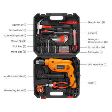 LXINDIA Drill Kit CHESTON Drill Tool Kit 550W 13mm