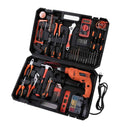 LXINDIA Drill Kit Cheston Powerful Impact Drill Machine Cum Screwdriver Kit (CHD TK500)