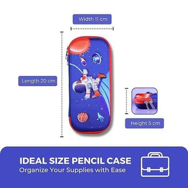 LXINDIA Pencil Box Chic Buddy Big Capacity 3D Pencil Box