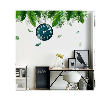 LXINDIA Clock Claiez Wall Clock 12" Silent Quartz Decorative Wall Clock (Green)