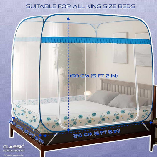 LX INDIA Mosquito Nets Classic Mosquito Net for Double Bed King Size