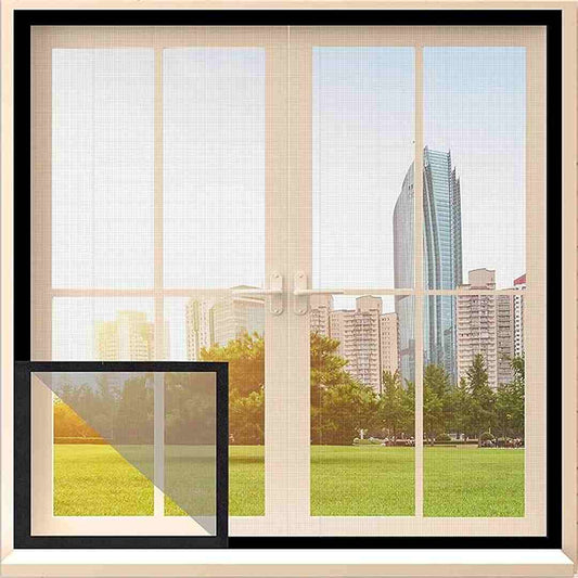 LX INDIA Mosquito Net Screen Classic Mosquito Net for Windows Pre-Stitched 120X90cm