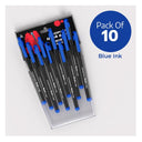 LXINDIA Pens Classmate Hook Blue Ball Pens (set of 10) pack of 2