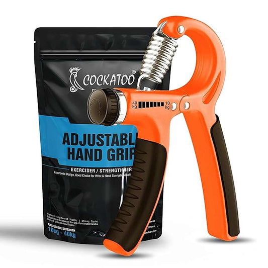 LX INDIA Hand Gripper Cockatoo ( 5KG - 40 Kg) Adjustable Hand Grip pack of 2