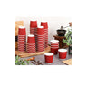 LXINDIA Disposables Comfy Package Disposable Ripple Paper Insulated Coffee Cups