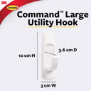 LXINDIA Wall Hooks Command Self Adhesive Plastic Damage Free Wall Hooks