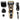 LX INDIA Trimmer Concepta Trimmer for Men All in One - Black