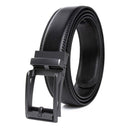 LX INDIA Belts Contacts Genuine Leather Belt for Men with Easier Adjustable Autolock Buckle - Micro Adjustable Belt Fit Everywhere