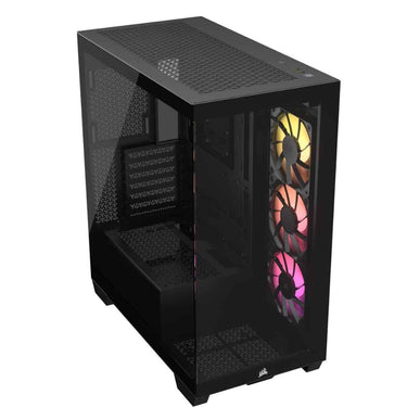 LXINDIA Cabinets CORSAIR 3500X ARGB PC Case 3X CORSAIR (Black)