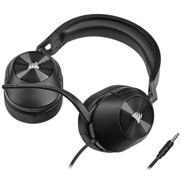 LXINDIA headphone Corsair HS55 STEREO Wired Gaming Headset — Carbon