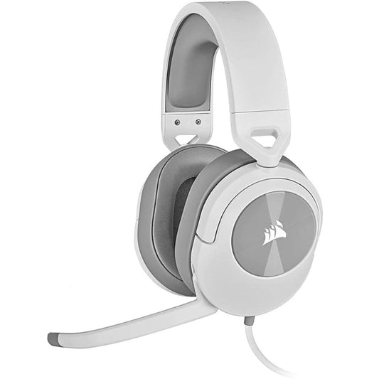 LXINDIA Headphone Corsair HS55 SURROUND Wired Gaming Headset White