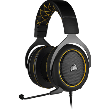 LXINDIA headphone Corsair HS60 PRO SURROUND Gaming Headset — Yellow