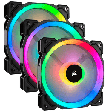 LXINDIA Case Fan Corsair LL120 RGB 120mm Dual Light Loop RGB LED PWM Fan