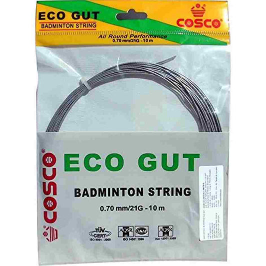 LX INDIA Badminton Strings cosco Eco Gut Racket Strings & Grips Pack of 4
