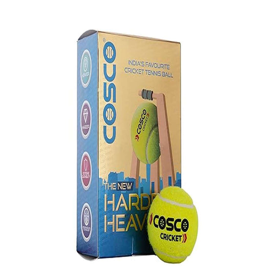 LX INDIA Tennis Ball Cosco Rubber Light Cricket Tennis Ball (Pack of 6)
