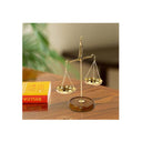 LXINDIA Show Piece CraftHut Metal Brass Tarazu Showpiece Symbol of Law and Justice