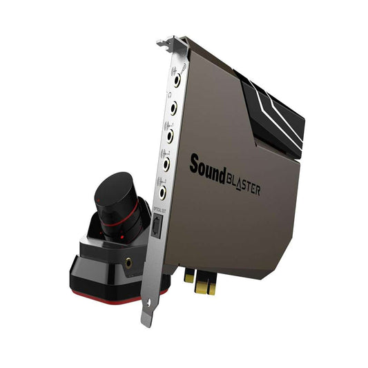 LXINDIA Sound Card CREATIVE SOUND BLASTER AE-7 (Black and Gray)