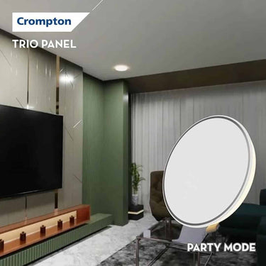 LXINDIA Bulb Crompton LED Downlighter Trio Panel with Indirect Lightning Mode