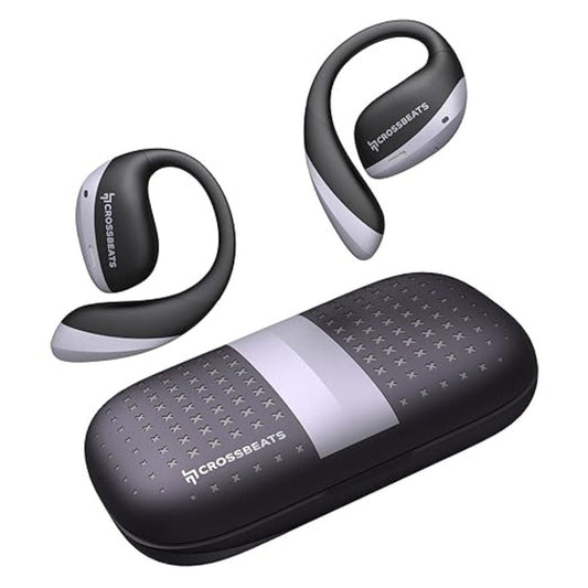 LX INDIA Earbuds CrossBeats Arc Buds OWS Open Ear Wireless Earbuds (Black)