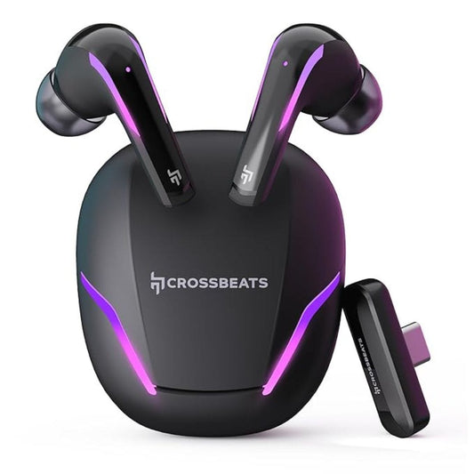 LX INDIA Earbuds CrossBeats Hawk Gaming TWS in-Ear Buds (Black)