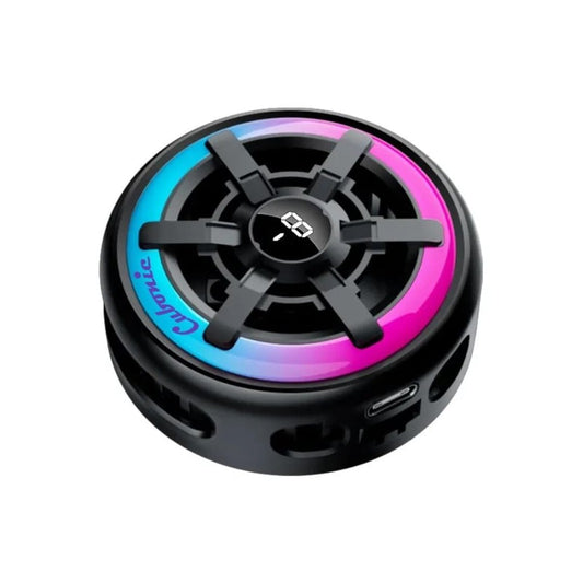 LX INDIA Mobile Cooler Cubonic DY28 Magnetic Cell Phone Cooler, RGB Phone Cooling Fan Portable Lightweight Mobile Phone Cooling Fan