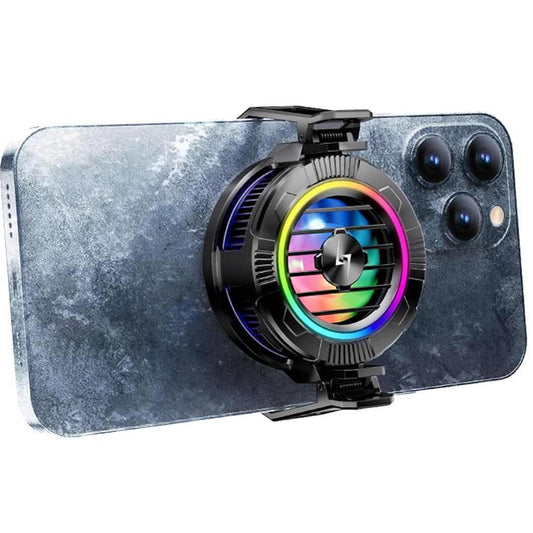 LX INDIA Mobile Cooler Cubonic P series Magnetic Mobile Cooling Fan Radiator Semiconductor with LED Light & Retractable Mobile Holding Clip