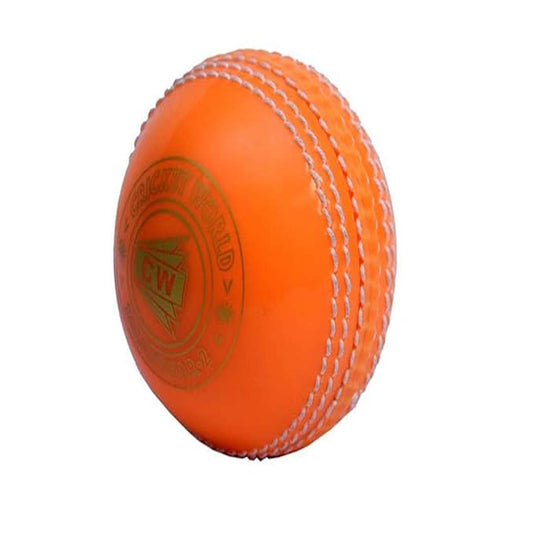 LX INDIA Cricket ball CW Spin Practice Machine Stitch Cricket Ball Pack of 2 (Orange , Standard Size)