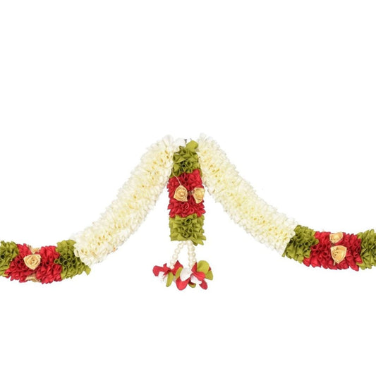 LX INDIA Diwail sale Daedal crafters Mini Thoma Artificial Doorway Toran for Main Door Entrance, Reusable Thoran for Mandir & Living Room Décor, Bandarwal for Festival Decoration, Flower Hanging for HomeDécor (42x60 inch)