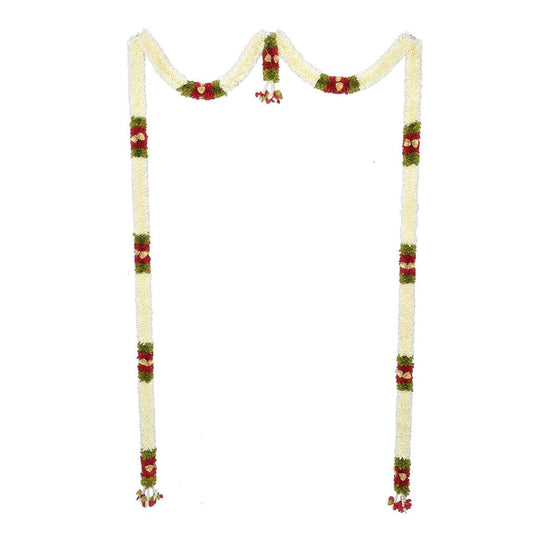 LX INDIA Diwail sale Daedal crafters Mini Thoma Artificial Doorway Toran for Main Door Entrance, Reusable Thoran for Mandir & Living Room Décor, Bandarwal for Festival Decoration, Flower Hanging for HomeDécor (42x60 inch)